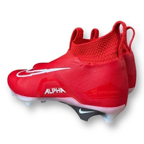 Nike Alpha Menace Elite 3 Football Cleats University Red CT6648-616 Mens size 10 - Picture 4 of 12
